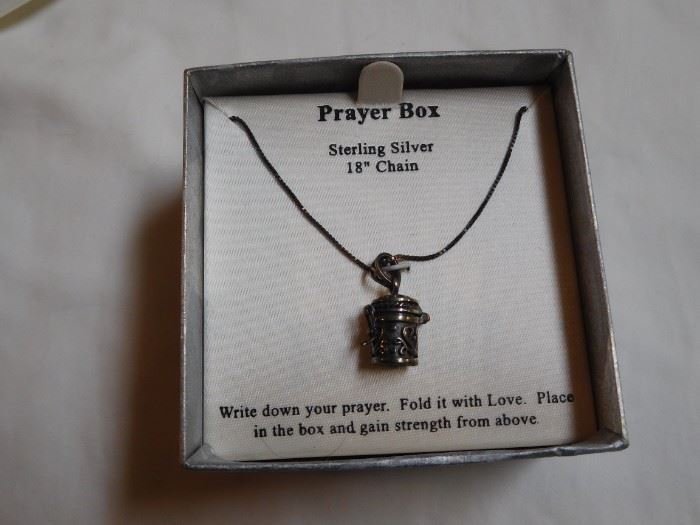 Sterling Prayer Box