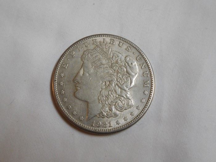 1921 s  Morgan Silver Dollar