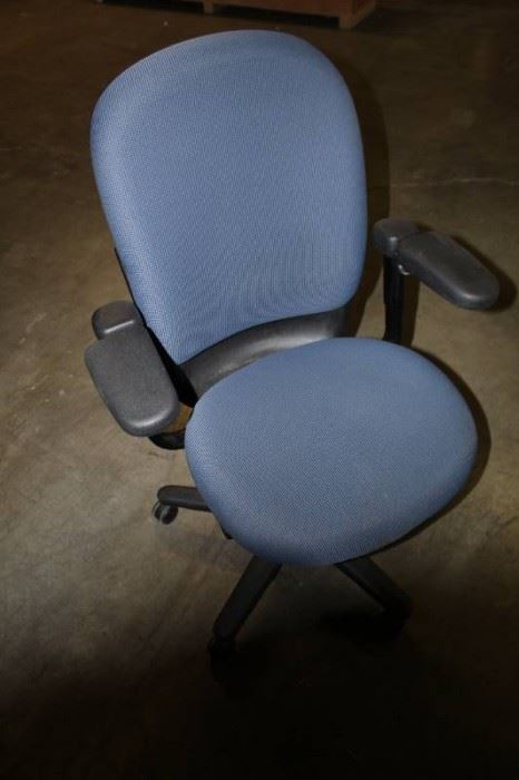 Blue Steelcase Drive Office Chairs 461 series.