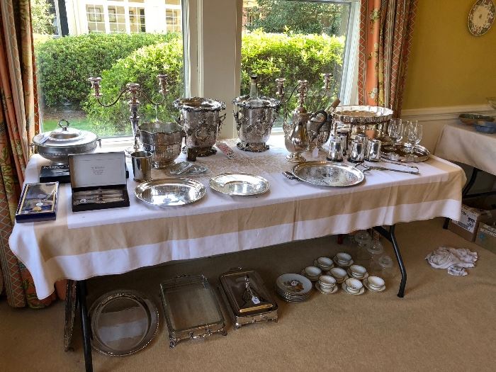 All Silver Plate and English Silver plate
