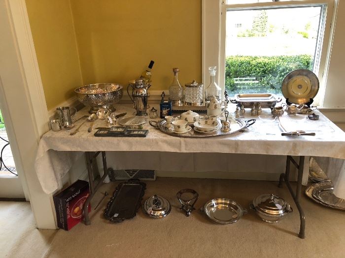 All Silver Plate and English Silver plate