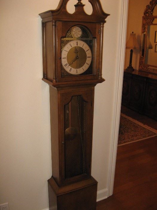 Cherry Grandmother Clock, Colonial of Zeeland... 