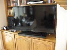 Samsung Flat Screen TV, Aiwa Stereo, Speakers...