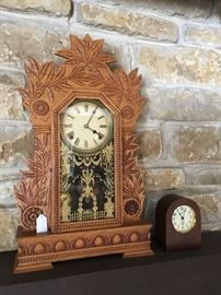 Vintage Clocks w/key - Runs and Chimes