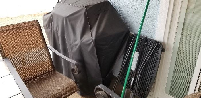 Grill with cover