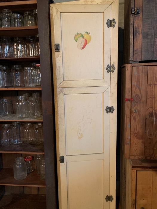2 door old kitchen jelly cupboard