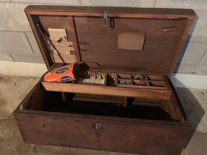 Old tool chest