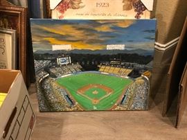 LA Dodgers painting