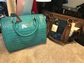 Bebe and coach handbags 