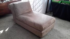 Comfy microfiber chaise