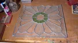 HUGE supply of stained glass materials! Completed stained glass artwork as well.
