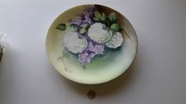 Limoges France hand painted plate, dinner size