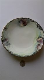 Limoges France hand painted plates, set of 6