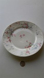 Limoges France hand painted plates, set of 6
