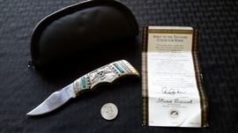 Spirit of Thunder Collector Knife, with COA and carrying case.