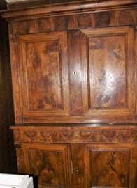 Antique English Mahogany Cabinet