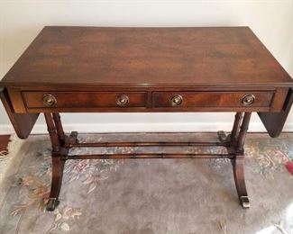 Hekman drop leaf library table writing desk