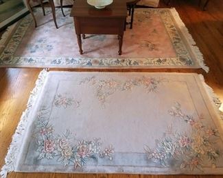 Vintage silk rugs