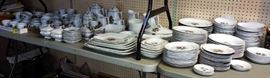 Alfred Meakin Moss Rose China, Over 200 pieces!