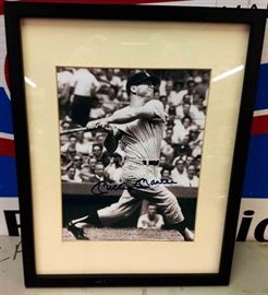 New York Yankees Mickey Mantle Autographed Photograph