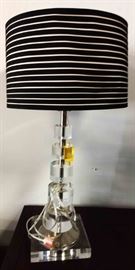 Mid-Century Modern Lucite Table Lamp