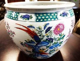 Oriental Porcelain Urn, Marked