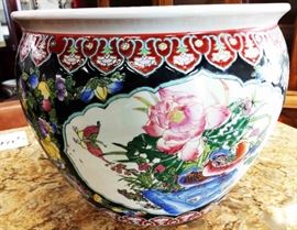 Oriental Porcelain Urn, Marked