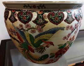 Oriental Porcelain Urn, Marked