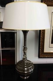 Mid-Century Modern Chrome Table Lamp
