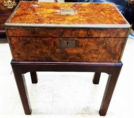Antique Lap Desk with Stand