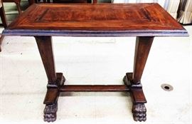 Antique Table with Tri-Paw Feet