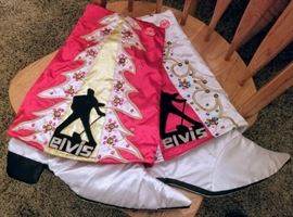 Elvis Christmas Boot Stockings with a tune