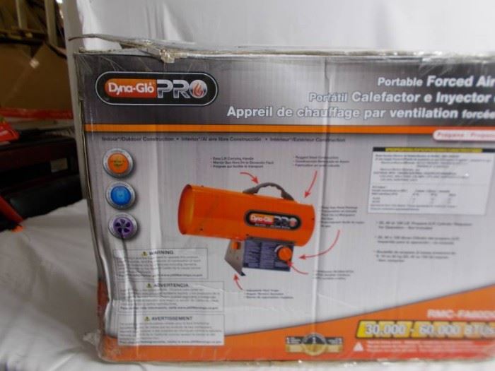 Dynaglo pro forced air heater
