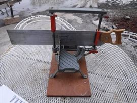 craftsman miter box with saw