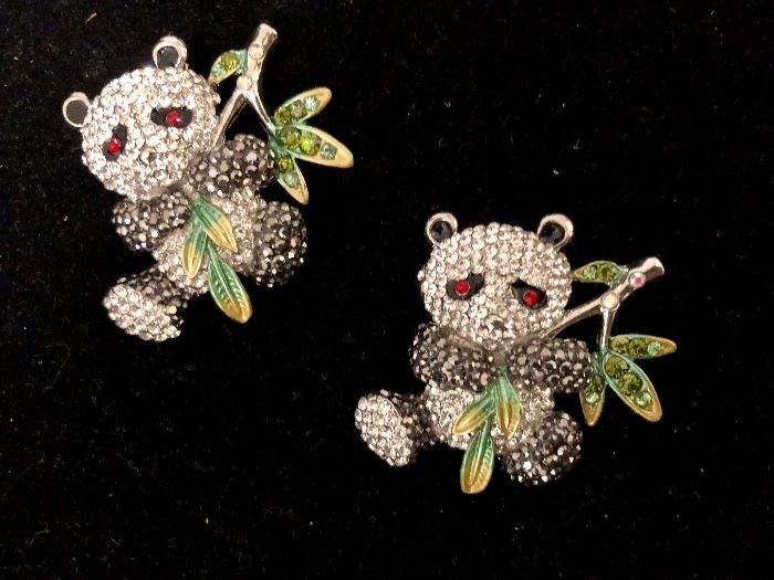 Panda bear pins