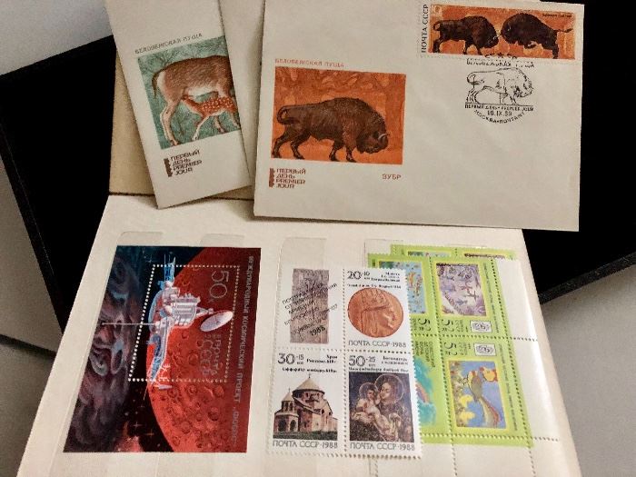 Soviet Union stamps and First Day Covers