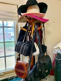 Purses and hats of all kinds