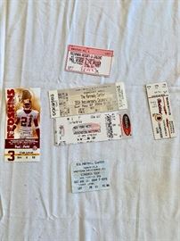 Redskins tickets and other Redskin items