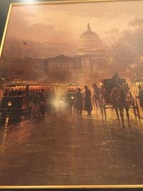 Signed H. Garvey Print of the Capitol