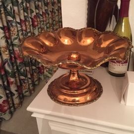Copper Fruit Bowl