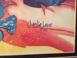 Colorful Fish Print Leslie Lane