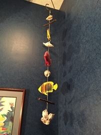 Hand Painted Fish Mobile