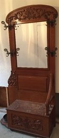 Antique Hall Tree