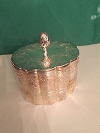 Trinket Box Silverplated