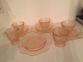 Depression Pink Glassware