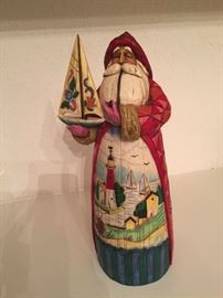 Jim Shore Santa Lighthouse and Sailboat