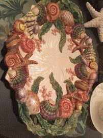 Fitz & Floyd Seashell Serving Platter