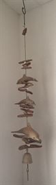 Driftwood Ceramic Dolphin Mobile