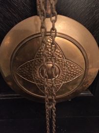 German Barley Twist Antique Grandfather's Clock Pendulum 