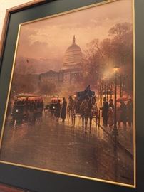 Signed H. Garvey Print of the Capitol
